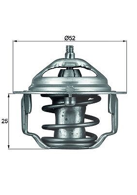 Mahle Thermostat, Kühlmittel [Hersteller-Nr. TX6488] für Mazda, Citroën, Chrysler, Toyota, Honda, Mitsubishi, Kia, Daihatsu, Hyundai, Proton