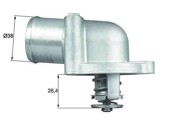 Mahle Thermostat, Kühlmittel [Hersteller-Nr. TI7887D] für Lancia, Alfa Romeo