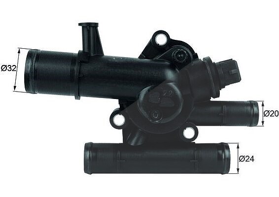 Mahle Thermostat, Kühlmittel [Hersteller-Nr. TI3889] für Nissan, Renault, Suzuki