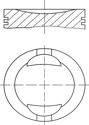Mahle Kolben [Hersteller-Nr. 0093600] für Lancia, Fiat, Autobianchi