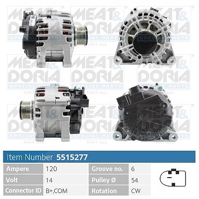 Meat & Doria Generator [Hersteller-Nr. 5515277] für Ford, Mazda