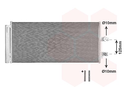 Van Wezel Kondensator, Klimaanlage [Hersteller-Nr. 59015700] für Volvo