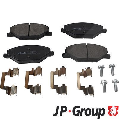 Jp Group Bremsbelagsatz, Scheibenbremse [Hersteller-Nr. 1163609910] für Skoda