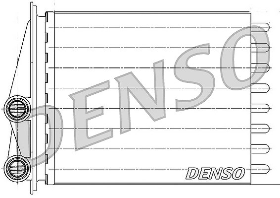 Denso Wärmetauscher, Innenraumheizung [Hersteller-Nr. DRR23020] für Vauxhall, Renault, Opel