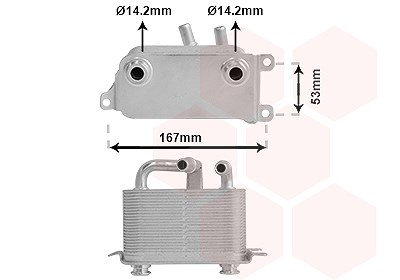 Van Wezel Ölkühler, Automatikgetriebe [Hersteller-Nr. 06003401] für BMW