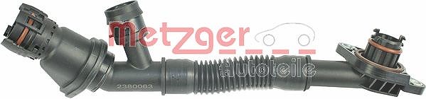 Metzger Autoteile Schlauch, Kurbelgehäuseentlüftung [Hersteller-Nr. 2380063] für BMW