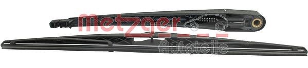 Metzger Autoteile Wischarm mit Kappe + Wischer hinten [Hersteller-Nr. 2190336] für Peugeot