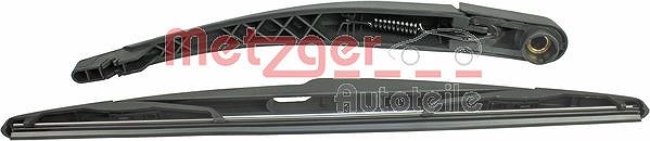 Metzger Autoteile Wischarm mit Kappe + Wischer hinten [Hersteller-Nr. 2190309] für Peugeot