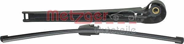 Metzger Autoteile Wischarm mit Kappe + Wischer hinten [Hersteller-Nr. 2190281] für VW