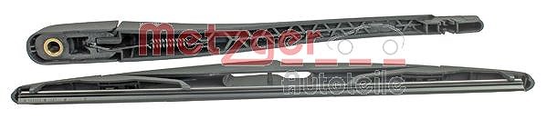 Metzger Autoteile Wischarm mit Kappe + Wischer hinten [Hersteller-Nr. 2190274] für Peugeot, Citroën
