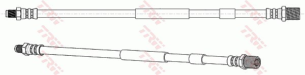 Trw Bremsschlauch [Hersteller-Nr. PHD1265] für Iveco