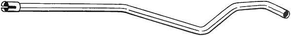 Bosal Abgasrohr [Hersteller-Nr. 935-001] für Vauxhall, Opel
