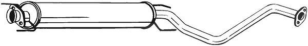 Bosal Mittelschalldämpfer [Hersteller-Nr. 285-409] für Vauxhall, Opel