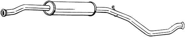 Bosal Mittelschalldämpfer [Hersteller-Nr. 285-221] für Peugeot