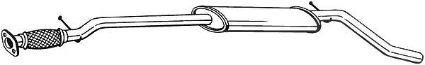 Bosal Mittelschalldämpfer [Hersteller-Nr. 286-325] für Fiat