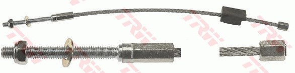 Trw Seilzug, Feststellbremse [Hersteller-Nr. GCH550] für Mazda, Ford