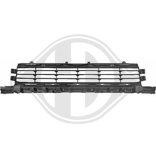 Diederichs Lüftungsgitter, Stoßfänger [Hersteller-Nr. 3498045] für Fiat
