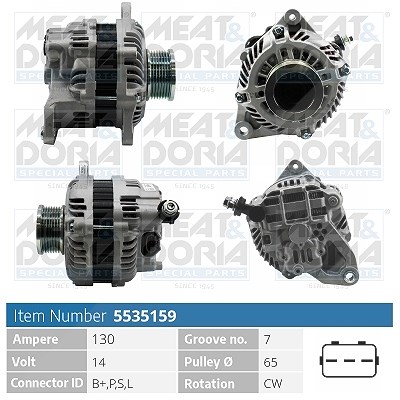 Meat & Doria Generator [Hersteller-Nr. 5535159] für Nissan, Toyota, Citroën