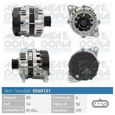 Meat & Doria Generator [Hersteller-Nr. 5560131] für Chevrolet, Daewoo