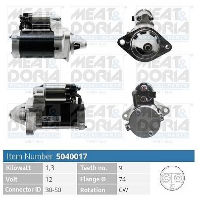 Meat & Doria Starter [Hersteller-Nr. 5040017] für Toyota