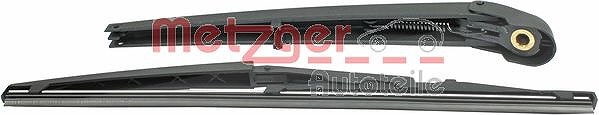 Metzger Autoteile Wischarm mit Kappe + Wischer hinten [Hersteller-Nr. 2190243] für Lancia, Fiat