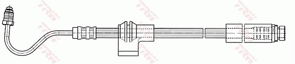 Trw Bremsschlauch [Hersteller-Nr. PHD562] für Ford