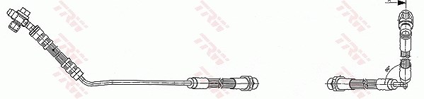 Trw Bremsschlauch [Hersteller-Nr. PHD490] für BMW, Mazda