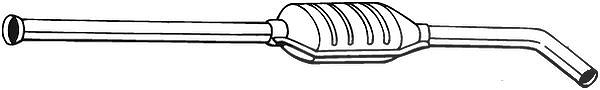 Bosal Mittelschalldämpfer [Hersteller-Nr. 283-567] für Renault
