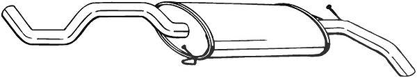 Bosal Endschalldämpfer [Hersteller-Nr. 281-377] für VW