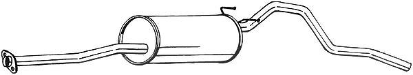 Bosal Endschalldämpfer [Hersteller-Nr. 287-405] für Toyota, VW