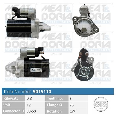 Meat & Doria Starter [Hersteller-Nr. 5015110] für Hyundai