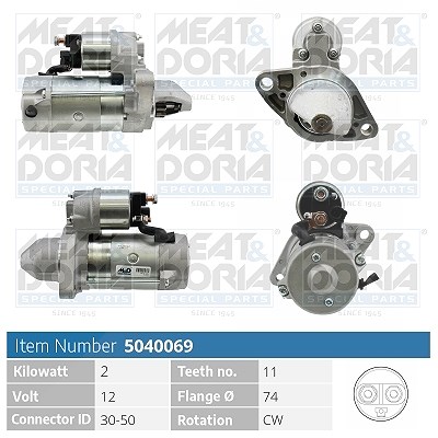 Meat & Doria Starter [Hersteller-Nr. 5040069] für Lexus, Toyota