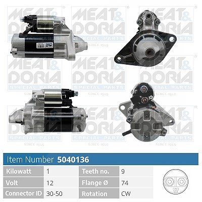 Meat & Doria Starter [Hersteller-Nr. 5040136] für Toyota