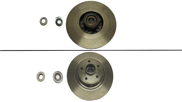 Kawe 1x Bremsscheibe [Hersteller-Nr. 684820] für Renault