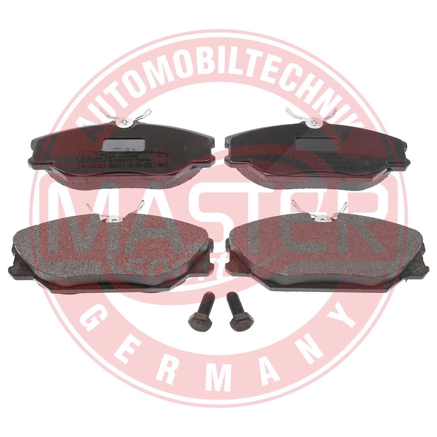 Master-sport Germany Bremsbelagsatz, Scheibenbremse [Hersteller-Nr. 13046028612N-SET-MS] für Renault