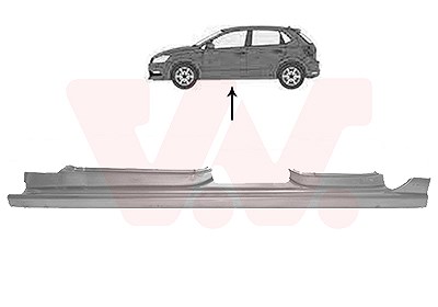 Van Wezel Einstiegblech [Hersteller-Nr. 5829103] für VW
