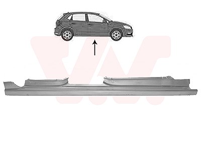 Van Wezel Einstiegblech [Hersteller-Nr. 5829104] für VW