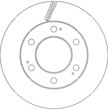Trw Bremsscheibe [Hersteller-Nr. DF6882] für Ssangyong