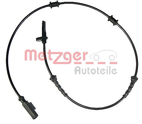 Metzger Autoteile Sensor, Raddrehzahl [Hersteller-Nr. 0900824] für Peugeot, Fiat, Citroën