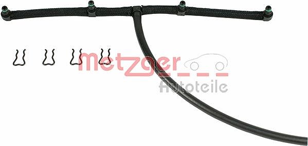 Metzger Autoteile Schlauch, Leckkraftstoff [Hersteller-Nr. 0840021] für Vauxhall, Opel, Saab