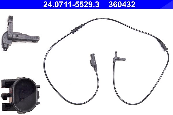 Ate Sensor, Raddrehzahl [Hersteller-Nr. 24.0711-5529.3] für Mercedes-Benz