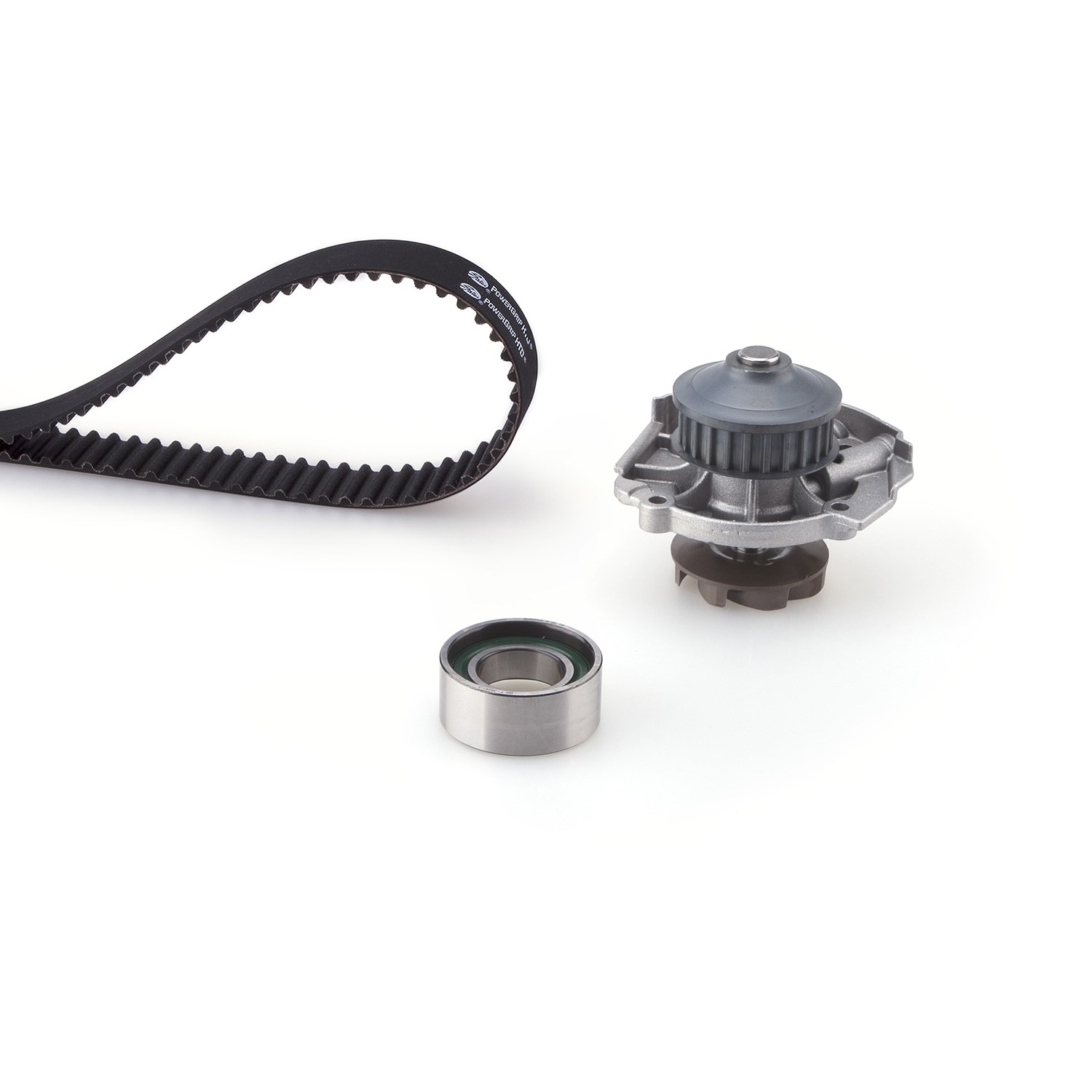 Gates Wasserpumpe + Zahnriemensatz [Hersteller-Nr. KP15545XS] für Fiat, Lancia