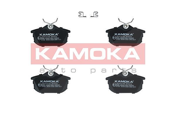 Kamoka Bremsbelagsatz, Scheibenbremse [Hersteller-Nr. JQ1012190] für Smart, Volvo, Mitsubishi, Proton