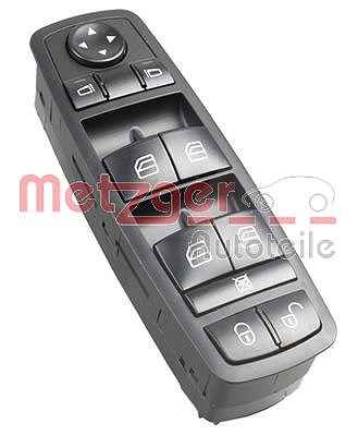 Metzger Autoteile Schalter, Fensterheber [Hersteller-Nr. 0916682] für Mercedes-Benz