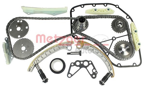 Metzger Autoteile Steuerkettensatz [Hersteller-Nr. 7500010] für Iveco, Fiat, Peugeot, Citroën