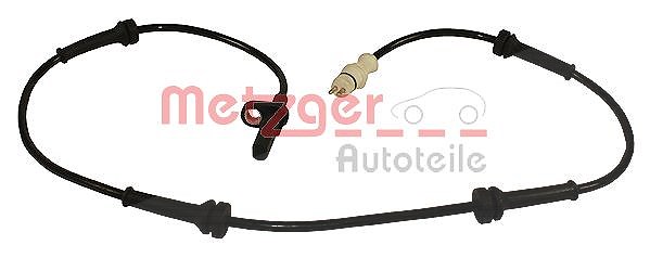 Metzger Autoteile ABS Sensor Raddrehzahl Hinterachse [Hersteller-Nr. 0900412] für Renault, Opel