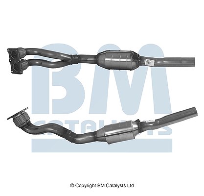 Bm Catalysts Katalysator mit Anbauteilen [Hersteller-Nr. BM90734H] für Skoda, Audi, Seat, VW