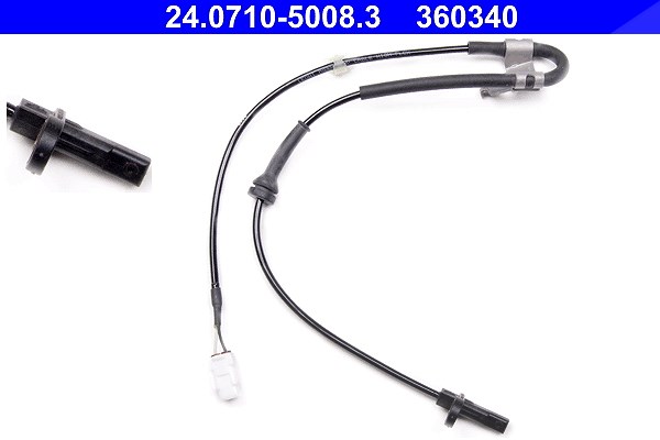 Ate Sensor, Raddrehzahl [Hersteller-Nr. 24.0710-5008.3] für Suzuki, Vauxhall, Opel