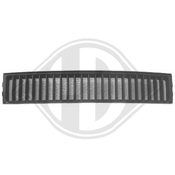 Diederichs Lüftungsgitter, Stoßfänger [Hersteller-Nr. 7805045] für Skoda