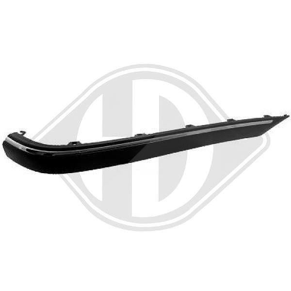 Diederichs Zier-/Schutzleiste, Stoßfänger [Hersteller-Nr. 1671068] für Mercedes-Benz